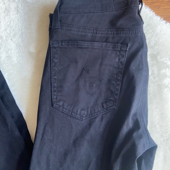 AG Prima Mid Rise Cigarette Black Jeans 26R - Picture 4 of 10